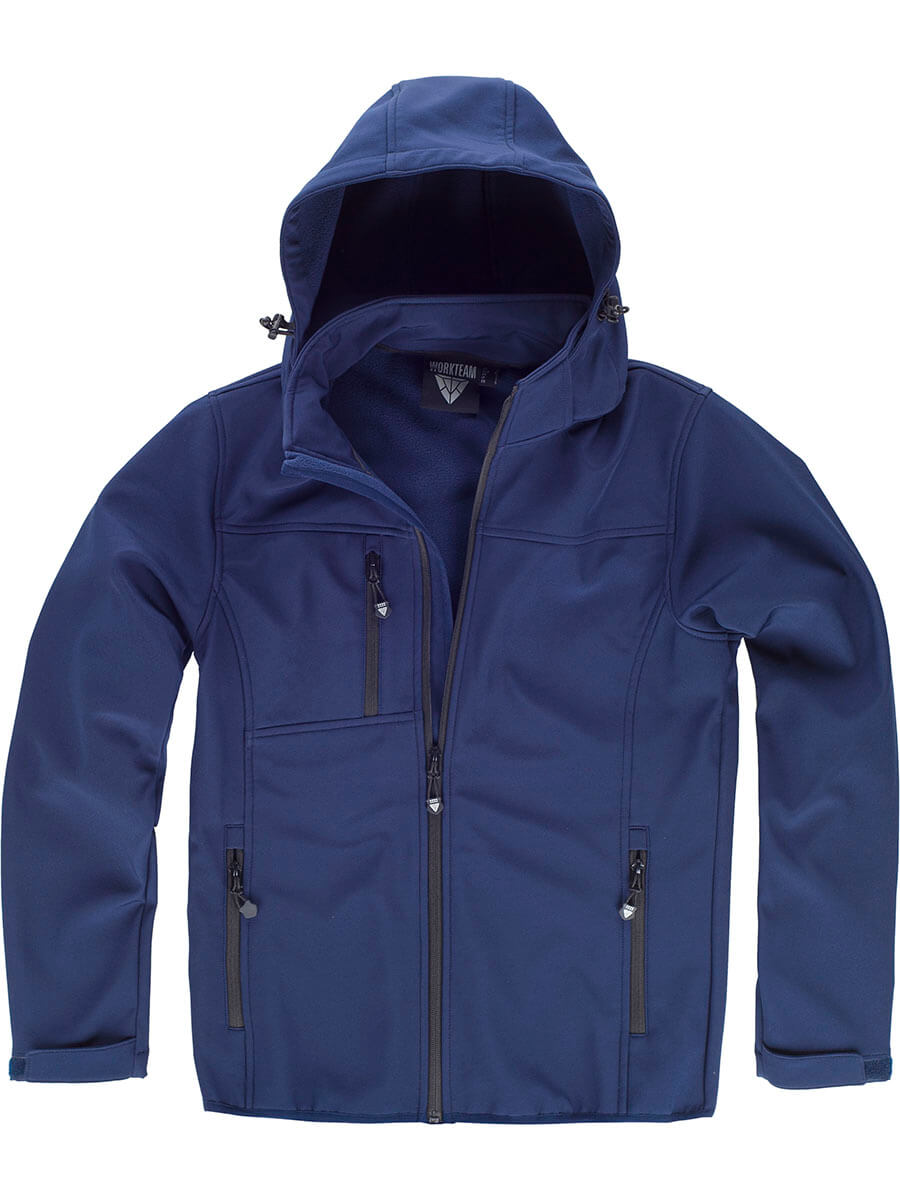 SOFTSHELL CON CAPPUCCIO STACCABILE Workteam