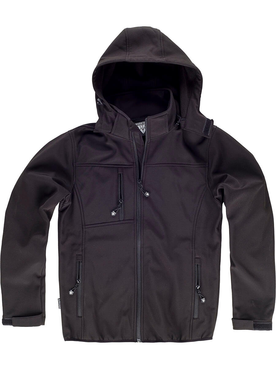 SOFTSHELL CON CAPPUCCIO STACCABILE Workteam