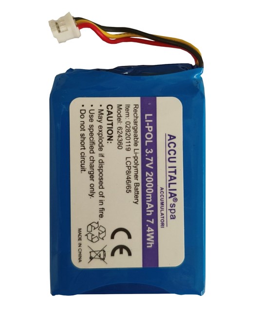 Batteria Li-Ion ricaricabile Datix WI-TRAK PRO 4G Batteria Li-Ion ricaricabile Datix WI-TRAK PRO 4G