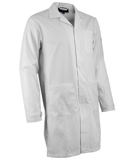 Camice bianco da lavoro ESD Coverguard Taranis Camice bianco da lavoro ESD Coverguard Taranis