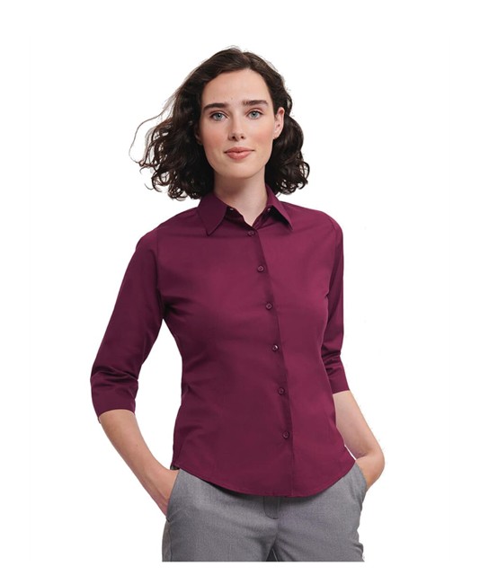 CAMICIA DONNA MANICA 3/4 STRETCH Russell CAMICIA DONNA MANICA 3/4 STRETCH Russell