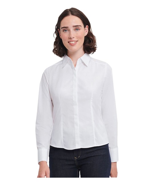 CAMICIA DONNA MANICA LUNGA POPELINE Russell CAMICIA DONNA MANICA LUNGA POPELINE Russell