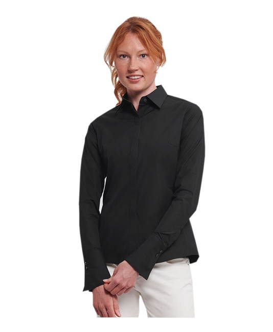 CAMICIA DONNA MANICA LUNGA POPELINE Russell CAMICIA DONNA MANICA LUNGA POPELINE Russell