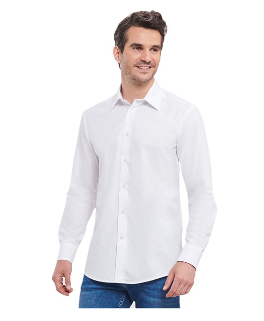 CAMICIA UOMO MANICA LUNGA POPELINE Russell CAMICIA UOMO MANICA LUNGA POPELINE Russell