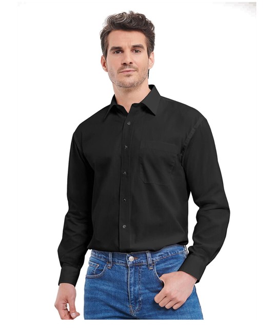 CAMICIA UOMO MANICA LUNGA POPELINE Russell CAMICIA UOMO MANICA LUNGA POPELINE Russell