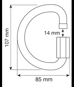 D QUICK LINK ALU - Maglia rapida Camp