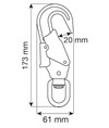 SWIVEL HOOK 20 mm - Connettore Camp