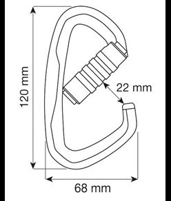ATLAS 3LOCK - Moschettone Camp