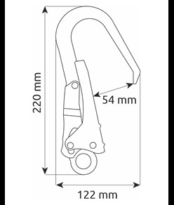 HOOK 53 mm - Connettore Camp