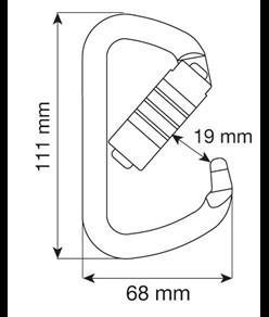 D PLUS 3LOCK - Moschettone Camp