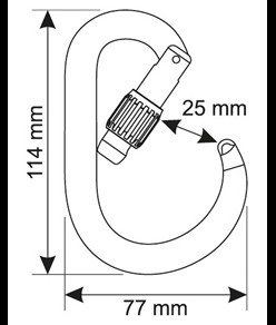 CORE LOCK - Moschettone Camp