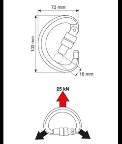 TRIAD LOCK - Moschettone Camp