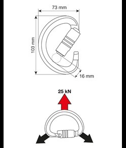 TRIAD 3LOCK - Moschettone Camp