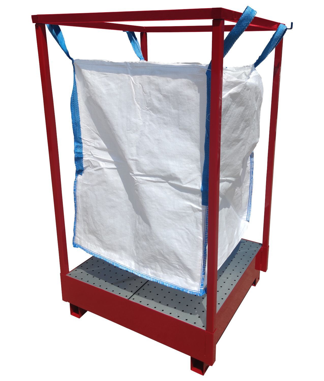 Struttura per Big Bag con vasca di contenimento Safemax