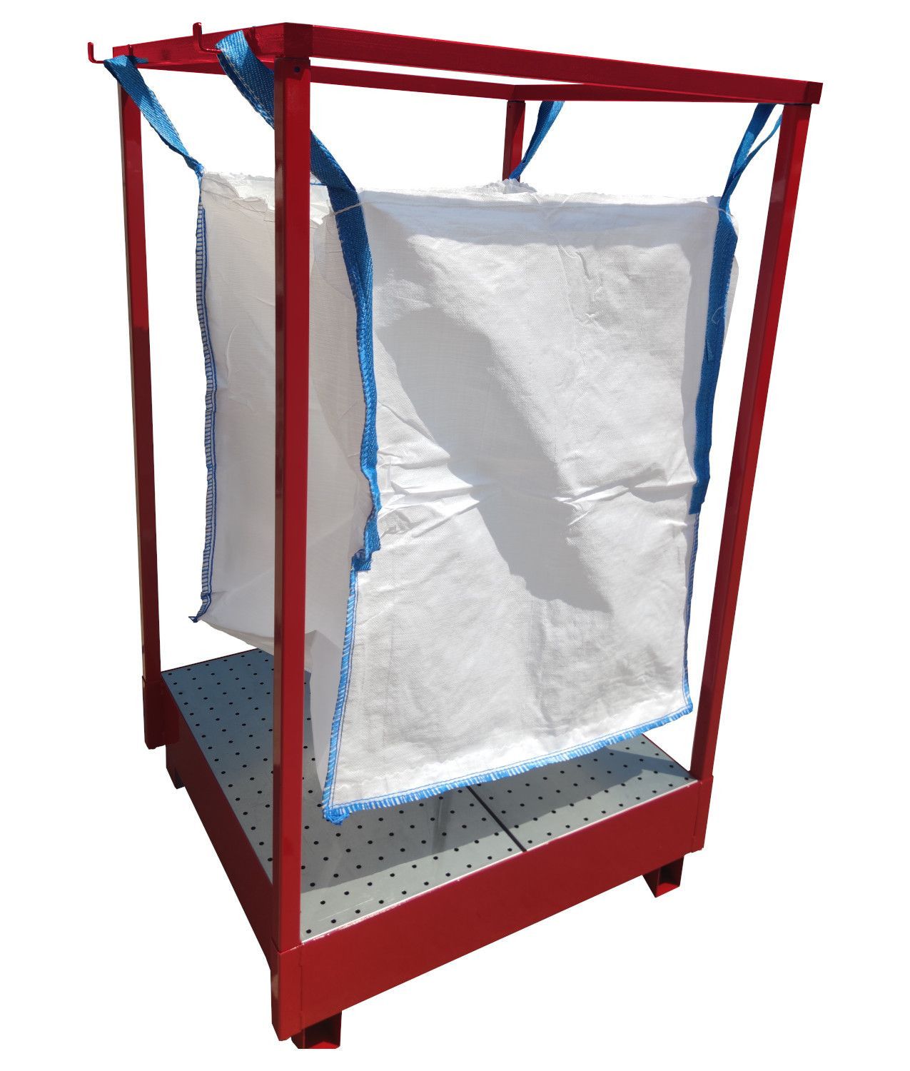 Struttura per Big Bag con vasca di contenimento Safemax