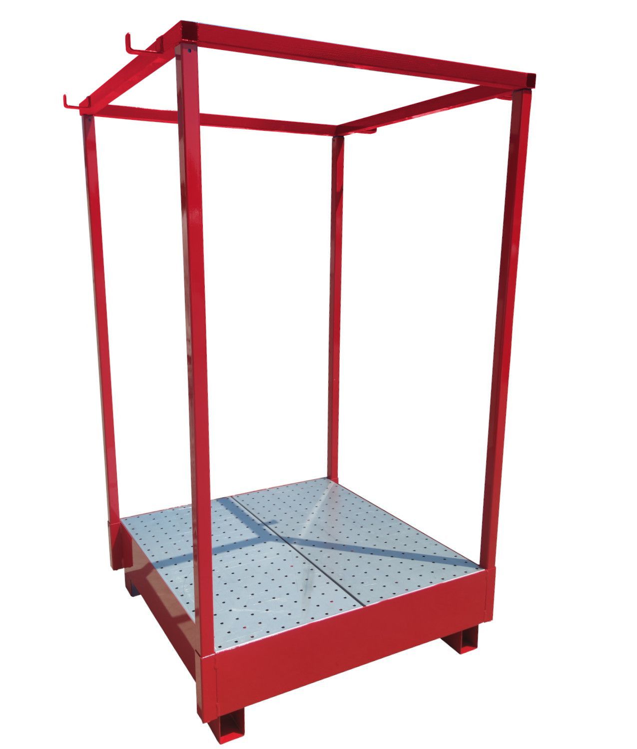 Struttura per Big Bag con vasca di contenimento Safemax