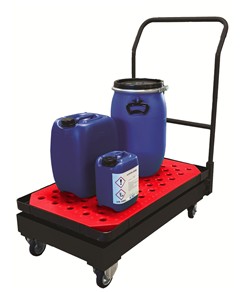 Carrello per vasca di raccolta Safemax