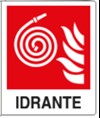 Cartello con scritta 'idrante'