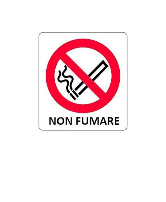 Cartello di divieto 'non fumare' Cartello di divieto 'non fumare'