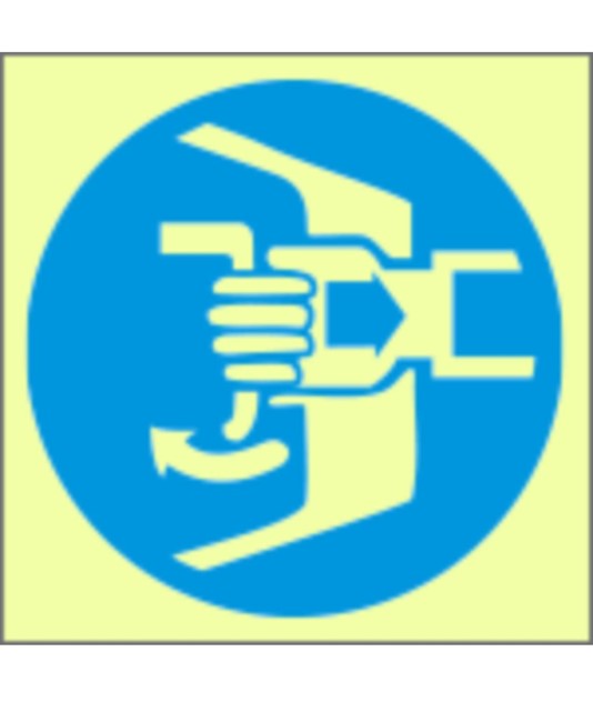 cartelli di obbligo marittimo simbolo fotoluminescente portello di sicurezza cartelli di obbligo marittimo simbolo fotoluminescente portello di sicurezza