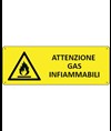 Cartello 'attenzione gas infiammabili'