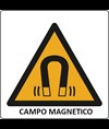 Cartello di pericolo 'campo magnetico'