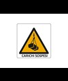 Cartello di pericolo 'carichi sospesi'