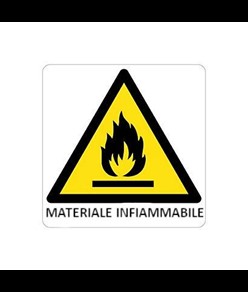 Cartello di pericolo 'gas infiammabile'