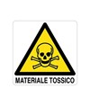 Cartello di pericolo 'materiale tossico'