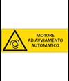 Cartello 'motore ad avviamento automatico'