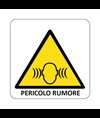 Cartello di pericolo 'pericolo rumore'