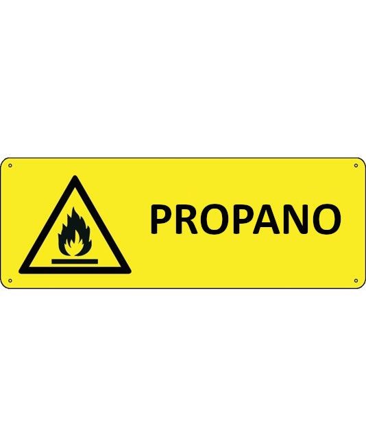 Cartello 'propano' Cartello 'propano'
