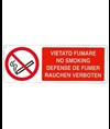 Cartello vietato  fumare no smoking defense de fumer rauchen verboten