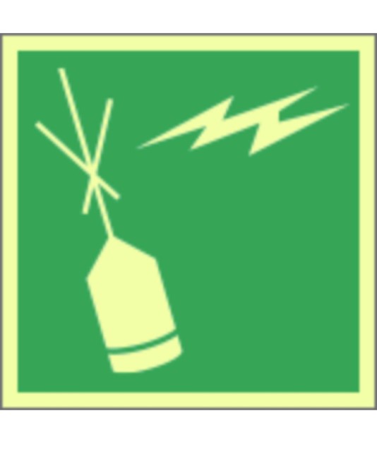 cartelli di sicurezza marittimo fotoluminescente con simbolo EPIRB cartelli di sicurezza marittimo fotoluminescente con simbolo EPIRB