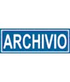 Cartello per interni aziendali 'archivio'