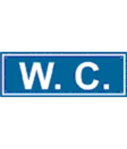Cartello per interni aziendale 'W.C.'