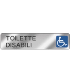 Cartello per interni 'toilette disabili'  EasyFix