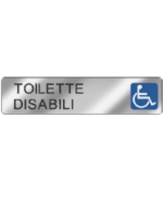 Cartello per interni 'toilette disabili' EasyFix Cartello per interni 'toilette disabili' EasyFix