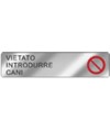 Cartello per interni 'vietato introdurre cani'  EasyFix