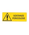 Cartello di pericolo 'sostanze pericolose'