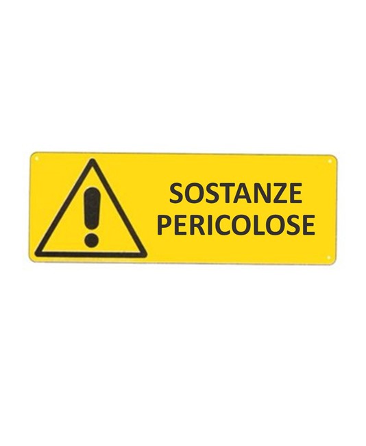 Cartello di pericolo 'sostanze pericolose' Cartello di pericolo 'sostanze pericolose'