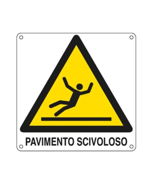 Cartello di pericolo pavimento bagnato Cartello di pericolo pavimento bagnato