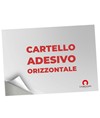 Cartello personalizzato adesivo formato orizzontale