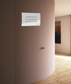 Cartello personalizzato in PVC flessibile formato orizzontale