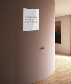 Cartello personalizzato in PVC flessibile formato verticale