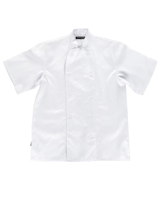 Casacca da cuoco manica corta Workteam Casacca da cuoco manica corta Workteam
