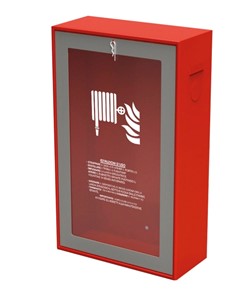Cassetta rossa per manichetta idrante UNI 45  Airone