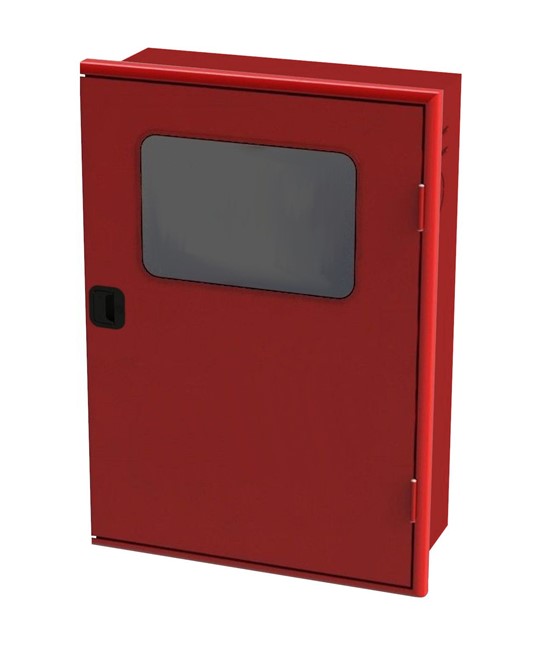 Cassetta per idranti antincendio UNI45 con oblò  modello Utah Cassetta per idranti antincendio UNI45 con oblò  modello Utah