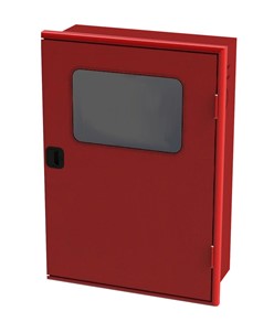 Cassetta per idranti antincendio UNI45 con oblò  modello Utah