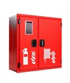 Cassetta vuota ad incasso con vano portaestintori UNI 45  Texas Twin Compact